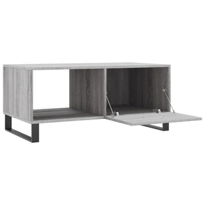 vidaXL Coffee Table Grey Sonoma 90x50x40 cm Engineered Wood