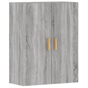 vidaXL Wall Mounted Cabinets 2 pcs Grey Sonoma Engineered Wood