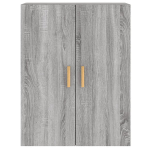 vidaXL Wall Mounted Cabinets 2 pcs Grey Sonoma Engineered Wood