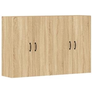 vidaXL Wall Mounted Cabinets 2 pcs Sonoma Oak Engineered Wood