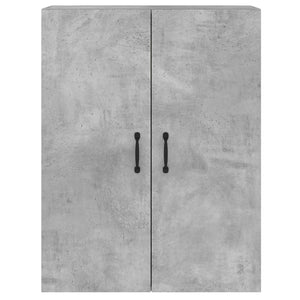 vidaXL Wall Mounted Cabinets 2 pcs Concrete Grey Engineered Wood