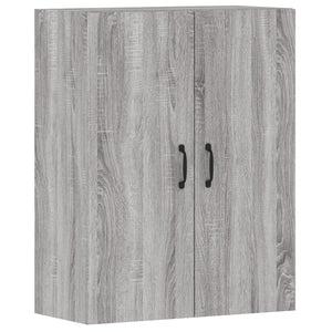 vidaXL Wall Mounted Cabinets 2 pcs Grey Sonoma Engineered Wood