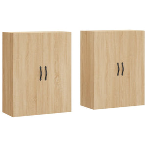 vidaXL Wall Mounted Cabinets 2 pcs Sonoma Oak Engineered Wood