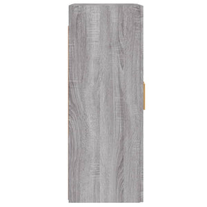 vidaXL Wall Mounted Cabinets 2 pcs Grey Sonoma Engineered Wood