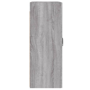 vidaXL Wall Mounted Cabinets 2 pcs Grey Sonoma Engineered Wood