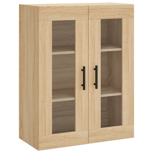 vidaXL Wall Mounted Cabinets 2 pcs Sonoma Oak Engineered Wood