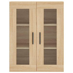 vidaXL Wall Mounted Cabinets 2 pcs Sonoma Oak Engineered Wood