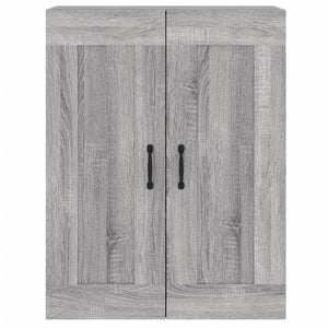 vidaXL Wall Mounted Cabinets 2 pcs Grey Sonoma Engineered Wood