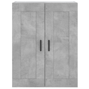 vidaXL Wall Mounted Cabinets 2 pcs Concrete Grey Engineered Wood