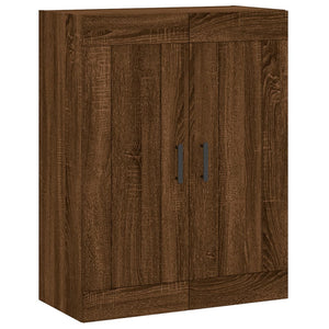 vidaXL Wall Mounted Cabinets 2 pcs Brown Oak Engineered Wood