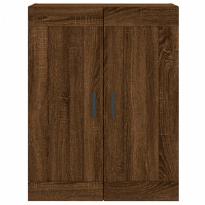 vidaXL Wall Mounted Cabinets 2 pcs Brown Oak Engineered Wood