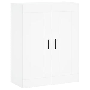 vidaXL Wall Mounted Cabinets 2 pcs White Engineered Wood