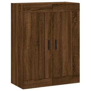 vidaXL Wall Mounted Cabinets 2 pcs Brown Oak Engineered Wood