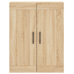 vidaXL Wall Mounted Cabinets 2 pcs Sonoma Oak Engineered Wood