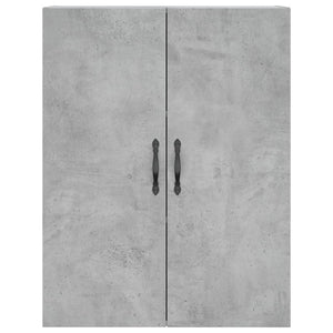 vidaXL Highboard Concrete Grey 69.5x34x180 cm Engineered Wood