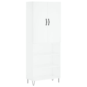 vidaXL Highboard White 69.5x34x180 cm Engineered Wood