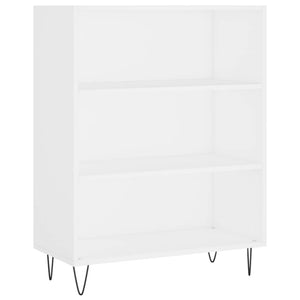 vidaXL Highboard High Gloss White 69.5x34x180 cm Engineered Wood