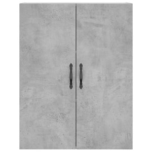 vidaXL Highboard Concrete Grey 69.5x34x180 cm Engineered Wood