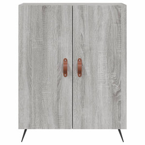 vidaXL Highboard Grey Sonoma 69.5x34x180 cm Engineered Wood