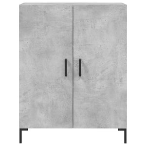 vidaXL Highboard Concrete Grey 69.5x34x180 cm Engineered Wood