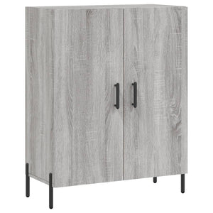 vidaXL Highboard Grey Sonoma 69.5x34x180 cm Engineered Wood