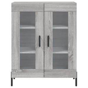 vidaXL Highboard Grey Sonoma 69.5x34x180 cm Engineered Wood