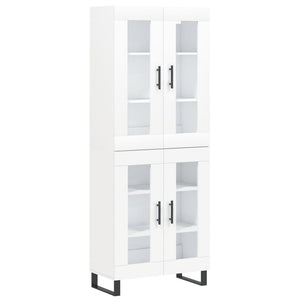 vidaXL Highboard White 69.5x34x180 cm Engineered Wood