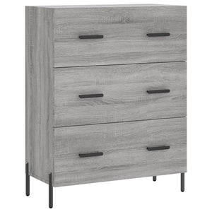 vidaXL Highboard Grey Sonoma 69.5x34x180 cm Engineered Wood