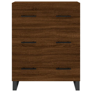 vidaXL Highboard Brown Oak 69.5x34x180 cm Engineered Wood