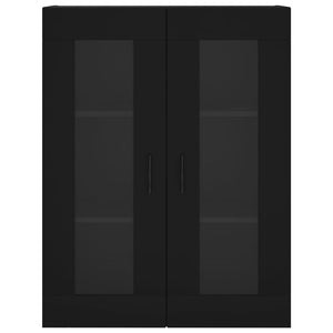 vidaXL Highboard Black 69.5x34x180 cm Engineered Wood