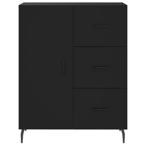 vidaXL Highboard Black 69.5x34x180 cm Engineered Wood