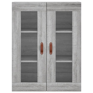 vidaXL Highboard Grey Sonoma 69.5x34x180 cm Engineered Wood