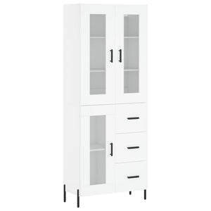 vidaXL Highboard White 69.5x34x180 cm Engineered Wood