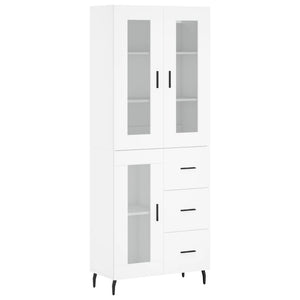 vidaXL Highboard White 69.5x34x180 cm Engineered Wood