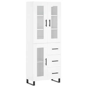 vidaXL Highboard White 69.5x34x180 cm Engineered Wood