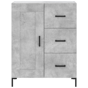 vidaXL Highboard Concrete Grey 69.5x34x180 cm Engineered Wood