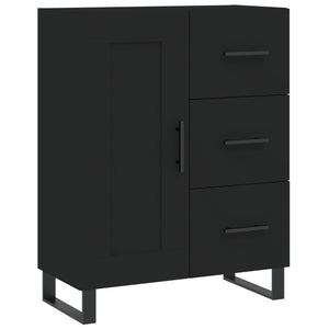 vidaXL Highboard Black 69.5x34x180 cm Engineered Wood