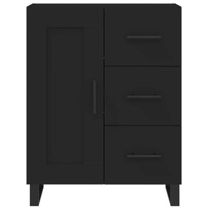 vidaXL Highboard Black 69.5x34x180 cm Engineered Wood