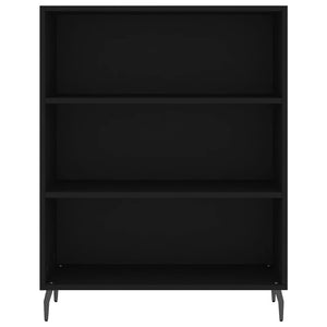 vidaXL Highboard Black 69.5x34x180 cm Engineered Wood