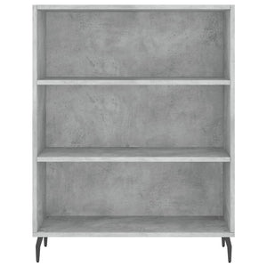 vidaXL Highboard Concrete Grey 69.5x34x180 cm Engineered Wood