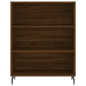 vidaXL Highboard Brown Oak 69.5x34x180 cm Engineered Wood