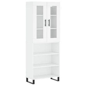 vidaXL Highboard White 69.5x34x180 cm Engineered Wood