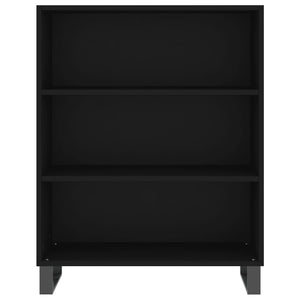 vidaXL Highboard Black 69.5x34x180 cm Engineered Wood