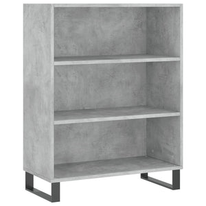 vidaXL Highboard Concrete Grey 69.5x34x180 cm Engineered Wood