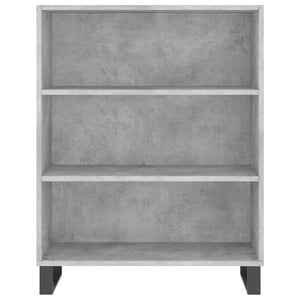 vidaXL Highboard Concrete Grey 69.5x34x180 cm Engineered Wood