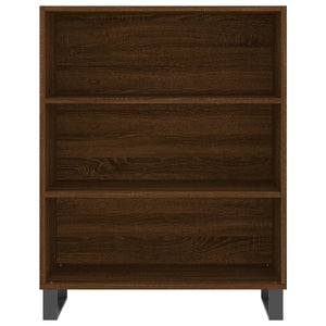 vidaXL Highboard Brown Oak 69.5x34x180 cm Engineered Wood