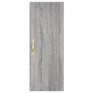 vidaXL Highboard Grey Sonoma 34.5x34x180 cm Engineered Wood