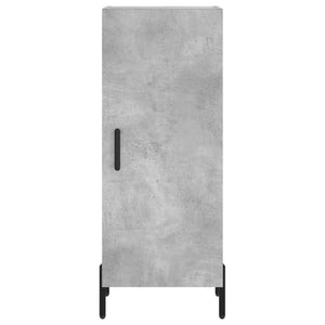 vidaXL Highboard Concrete Grey 34.5x34x180 cm Engineered Wood