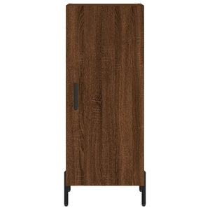 vidaXL Highboard Brown Oak 34.5x34x180 cm Engineered Wood