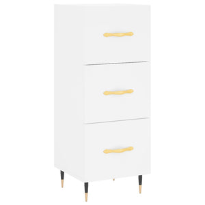 vidaXL Highboard White 34.5x34x180 cm Engineered Wood